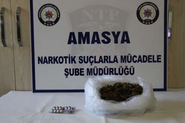 Amasya'da uyuşturucu operasyonu: 2 gözaltı 