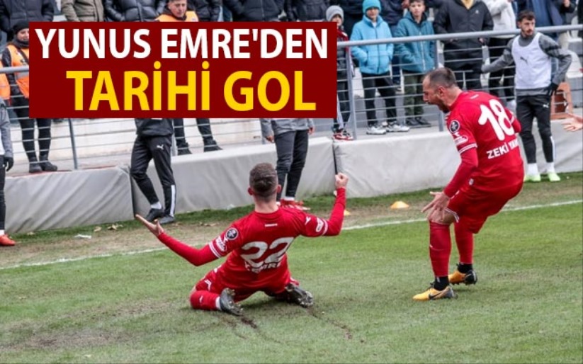 Yunus Emre'den Tarihi Gol