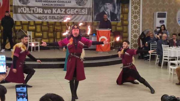 Kars, Ardahan, Iğdırlılar Derneği'nden Kültür ve Kaz Gecesi Programı