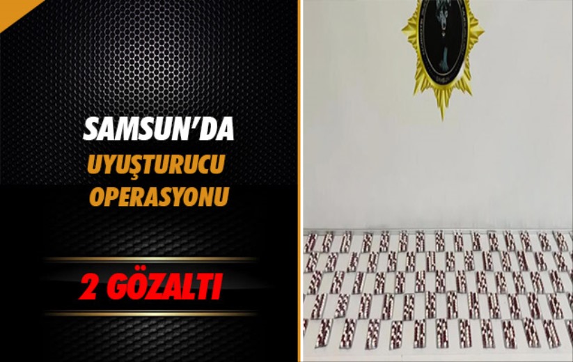 Samsun'da uyuşturucu operasyonu: 2 gözaltı