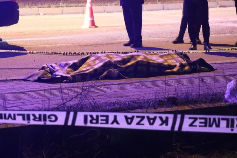 Samsun'da kazadan kaçan otomobilin çarptığı 1 polis şehit oldu, 1 polis yaralandı