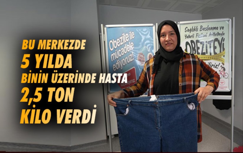 Samsun'daki bu merkezde 5 yılda binin üzerinde hasta 2,5 ton kilo verdi