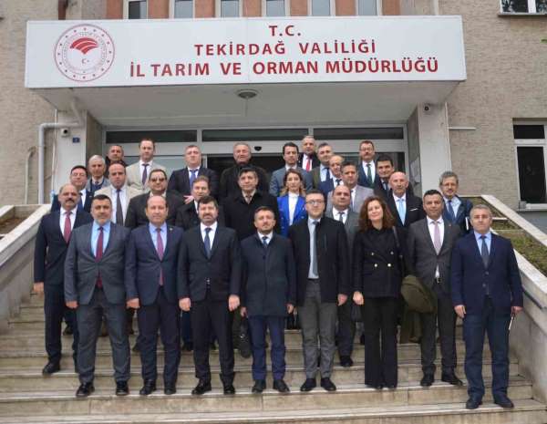 Tarımsal Üretimin Planlanması bilgilendirme toplantısı Tekirdağ'da yapıldı