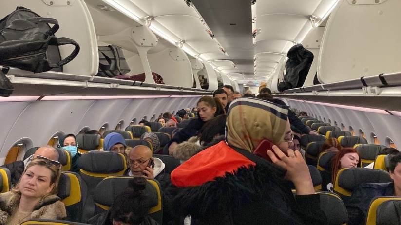 Uçakta korku dolu anlar! Samsun'a inen yolcular faciadan döndü