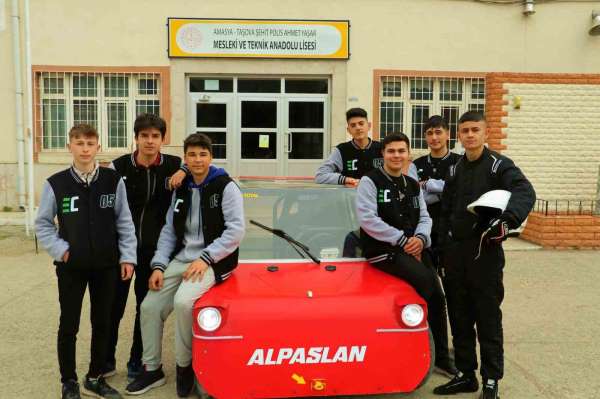Amasya'da liselilerin yaptığı elektrikli araç TEKNOFEST'te yarışacak
