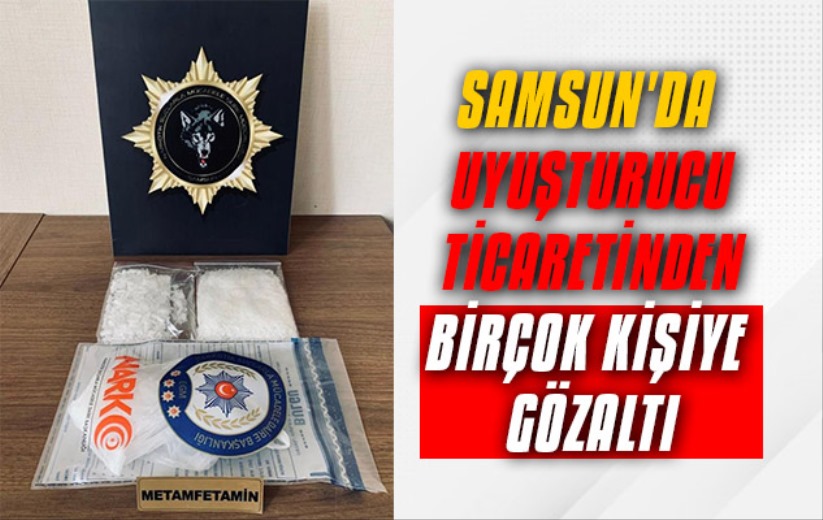 Samsun'da uyuşturucu ticareti: 3 gözaltı
