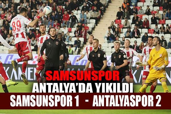  Antalyaspor 2 - Reeder Samsunspor 1 
