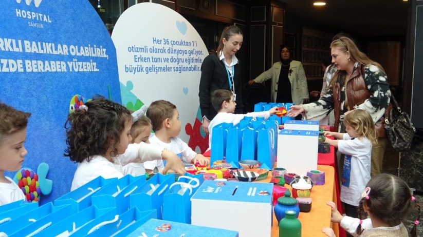 Samsunlu anne ve çocuklardan otizmli çocuklara destek