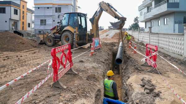 MESKİ Tarsus'ta yeni yerleşim bölgelerine atık su altyapısı kazandırdı