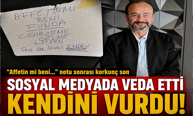Sosyal medyada veda paylaşımı yapıp kendini vurdu