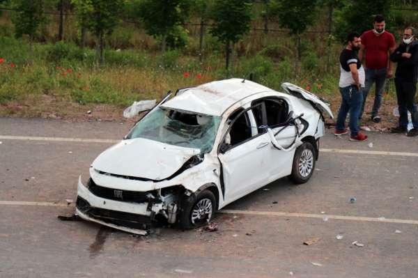 Kuzey Marmara Otoyolu bağlantı yolunda feci kaza: 1 ölü, 2 yaralı