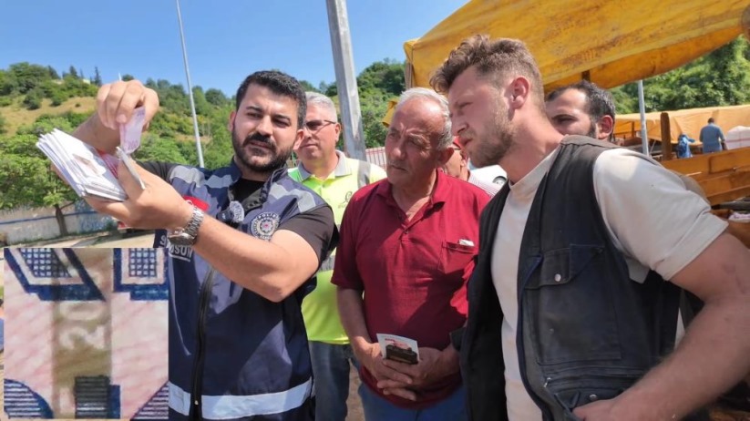Samsun polisi hayvan pazarlarında sahte paraya karşı uyardı