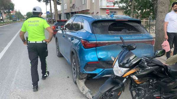 Karaman'da motosiklet kazası: 1 yaralı