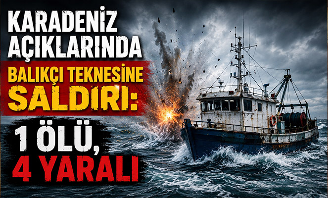 Karadeniz açıklarında balıkçı teknesine saldırı: 1 ölü, 4 yaralı