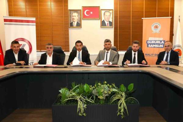 Atakum'daki gelir paylaşımı ihalesinde sözleşme imzalandı