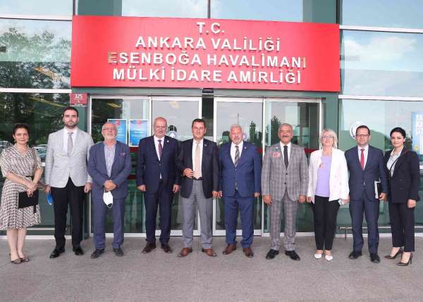 ATO Başkanı Baran, Esenboğa Havalimanı Başmüdürü Demir'i ziyaret etti - Ankara haber