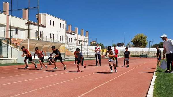Karaman'da ilk kez U12 çoklu branşlar il deneme yarışları yapıldı