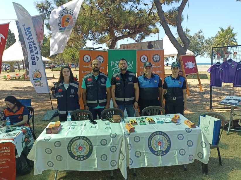 Samsun polisinden KADES uygulaması