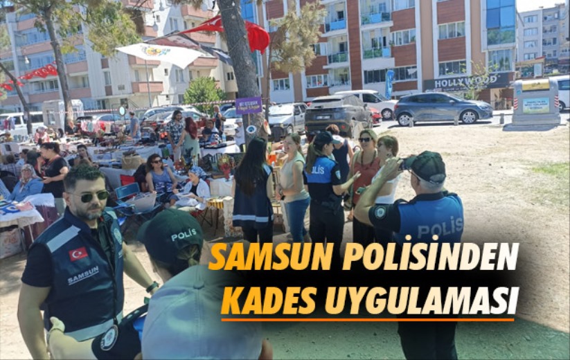 Samsun polisinden KADES uygulaması 