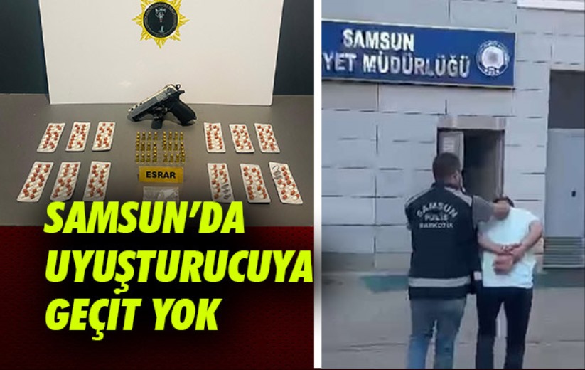 Samsun'da uyuşturucuya geçit yok