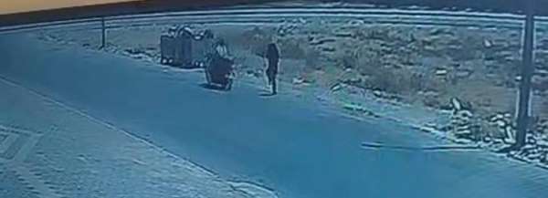 Batman'da çocuğa motosikletli saldırı kameraya yansıdı