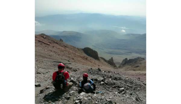 Erciyes'te zirve yolculuğu