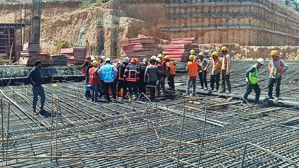 Malatya'da inşaatta iş kazası: 1 işçi yaralandı