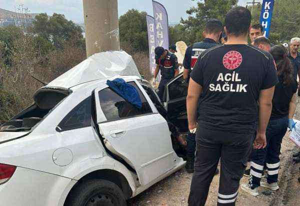 Bodrum'da trafik kazası: 1 ölü