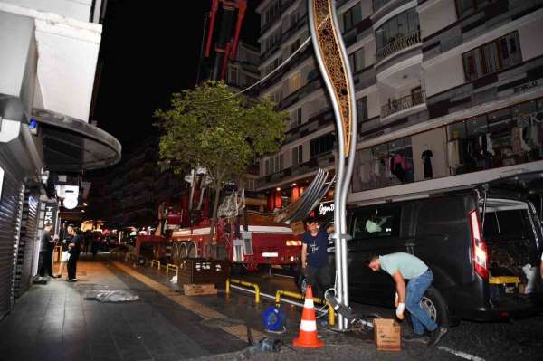 Çiftlik Caddesi'ne yeni aydınlatma