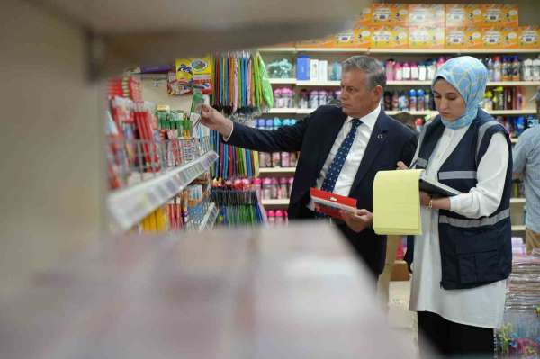 Samsun'da kırtasiye ürünlerine denetim