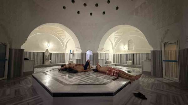 Tarihi hamam 453 yıl sonra farklı bir yöntemle ısıtıldı