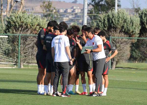 Ümit Milli Futbol Takımı, Hırvatistan maçının hazırlıklarını sürdürdü