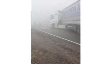 Ardahan'da yoğun sis kazaya neden oldu: 1 yaralı