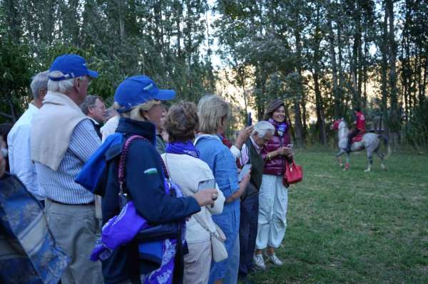 Avrupalı klasik otomobil tutkunları Bayburt'ta ata sporu ciride hayran kaldı