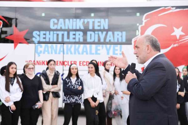 Canikli öğrenciler için anlamlı Çanakkale'de gezisi