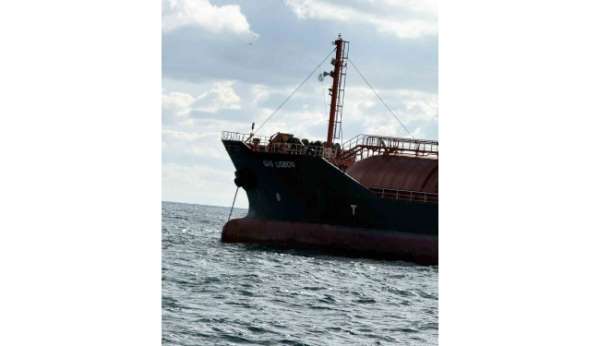 Karadeniz'de saldırıya uğrayan GAS LISBON İstanbul açıklarında görüntülendi