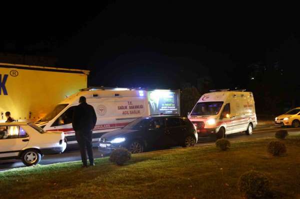 Nevşehir'de ambulansa yol verme manevrası kazaya neden oldu