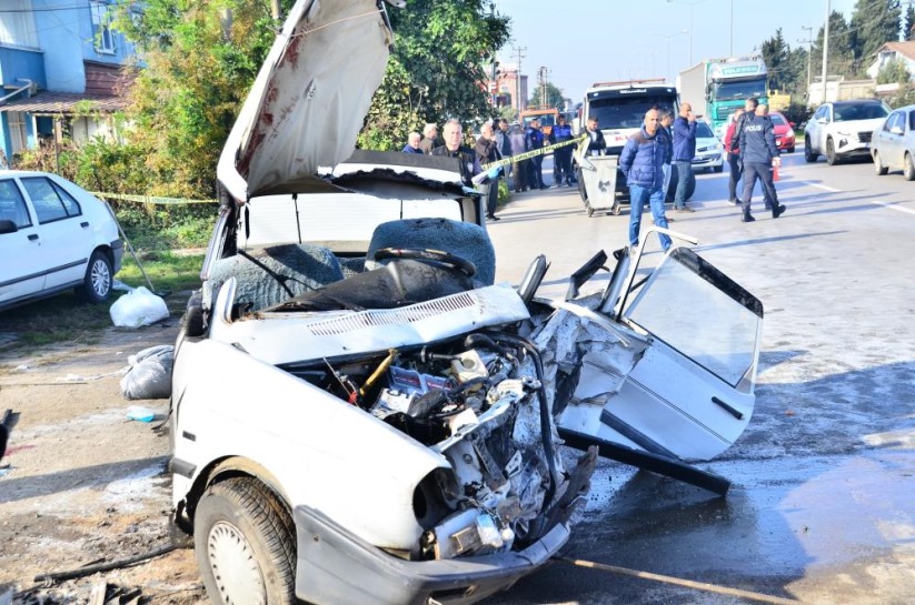 Samsun'da hastane dönüşü feci kaza: 2 ölü, 2 yaralı