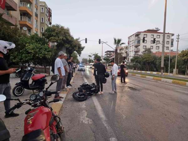 Milas'ta motosiklet kazası: 2 yaralı
