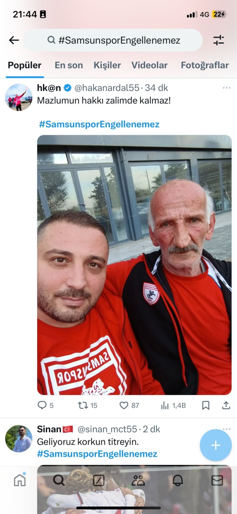 Samsunspor x gündeminde