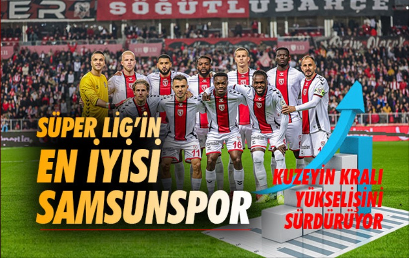 Süper Lig'in en iyisi Samsunspor: Kuzeyin Kralı yükselişini sürdürüyor 