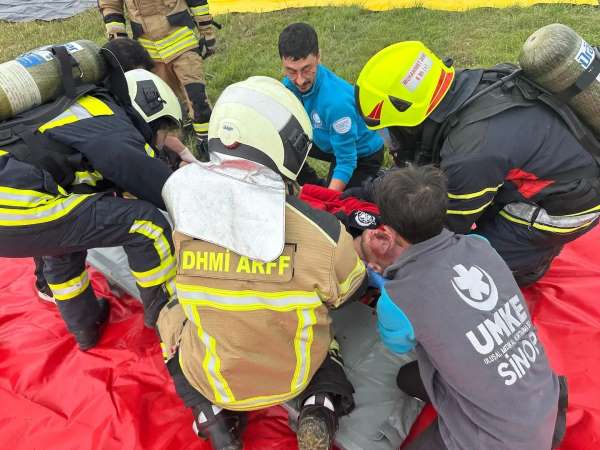 Sinop'ta gerçeği aratmayan tatbikat: Gerçek sanan vatandaşlar 112'yi aradı
