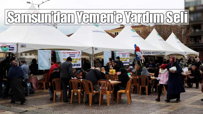 Samsun Haberleri: Samsun'dan Yemen'e yardım seli