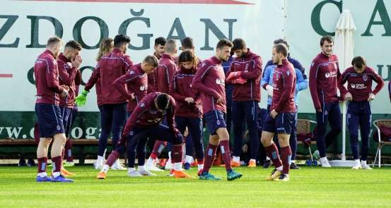 Trabzonspor hazırlıklarını sürdürdü