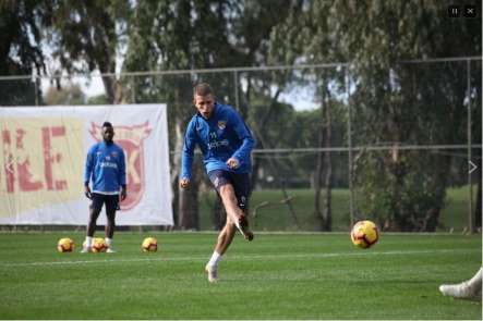 Kayserispor şut çalıştı