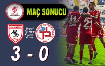 Samsunspor 5 Tur'a yükseldi