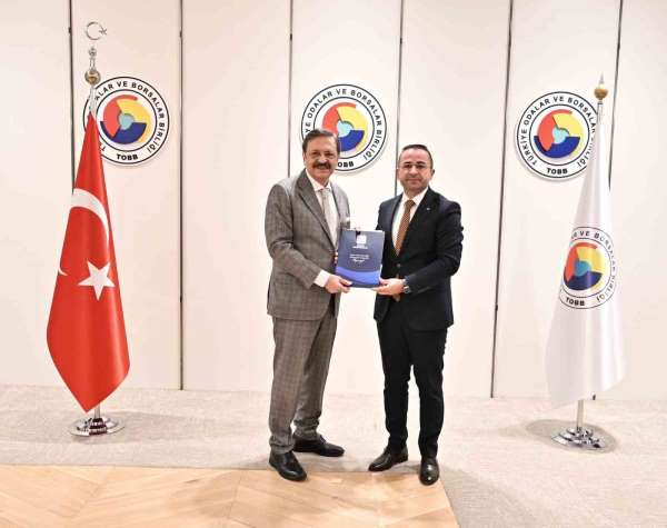 Başkan Güngör, başkan Hisarcıklıoğlu'na dosya sundu