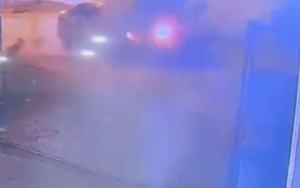 Osmaniye'de 2 kişinin hayatını kaybettiği kaza görüntülendi