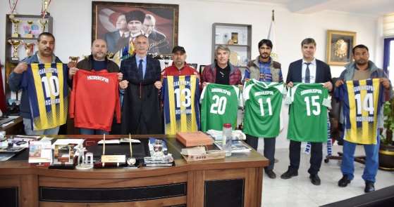 Başkan Kale'den spora hep destek