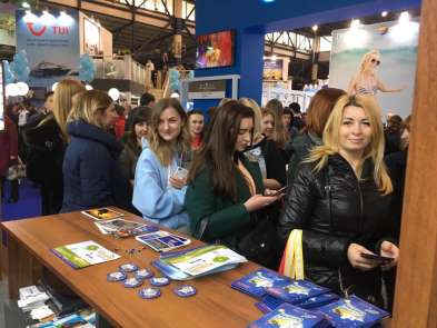 Kuşadası Ticaret Odası, Ukrayna Uluslararası Turizm Fuarı'na katıldı 